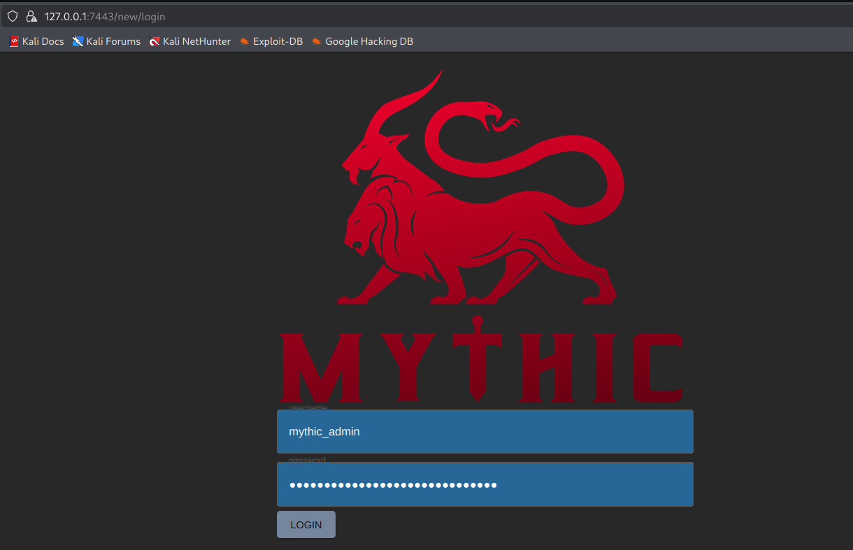 Mythic C2 agents installed